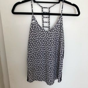 Lululemon tank. Grey and white. Size 4